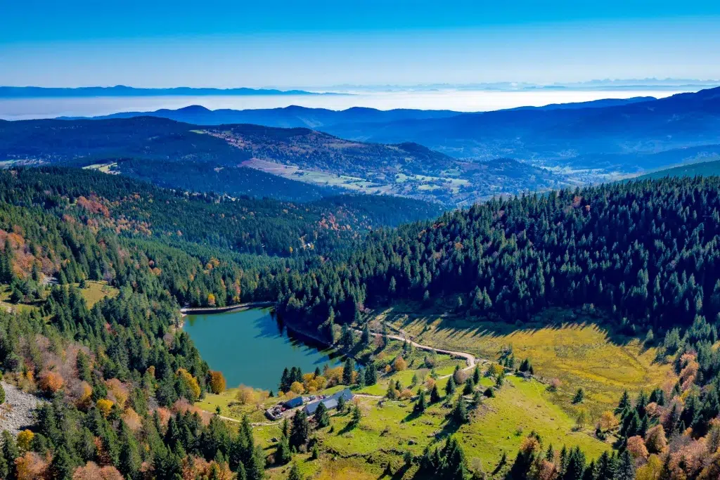 lac montagne clos chaume bresse